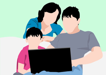 A Family illustration
