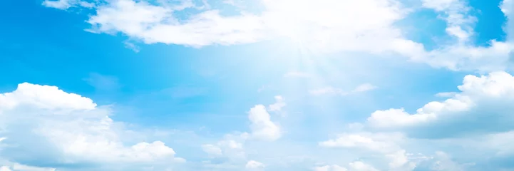 Türaufkleber Beautiful blue sky cloudsfor background. Panorama of sky. © suthisak