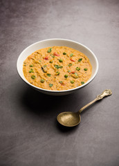 agriculture, asian, background, bowl, breakfast, cereal, closeup, cooked, dal, dieting, digest, digestion, digestive, dry, fenugreek, fiber, flake, flakes, food, golden, grain, healthy, indian, ingrad