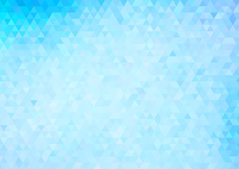 Blue geometric abstract background