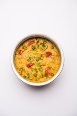 agriculture, asian, background, bowl, breakfast, cereal, closeup, cooked, dal, dieting, digest, digestion, digestive, dry, fenugreek, fiber, flake, flakes, food, golden, grain, healthy, indian, ingrad