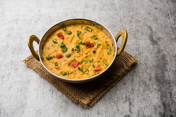 agriculture, asian, background, bowl, breakfast, cereal, closeup, cooked, dal, dieting, digest, digestion, digestive, dry, fenugreek, fiber, flake, flakes, food, golden, grain, healthy, indian, ingrad