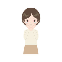 花粉症　充血　女性