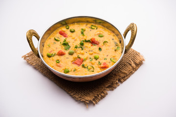 agriculture, asian, background, bowl, breakfast, cereal, closeup, cooked, dal, dieting, digest, digestion, digestive, dry, fenugreek, fiber, flake, flakes, food, golden, grain, healthy, indian, ingrad