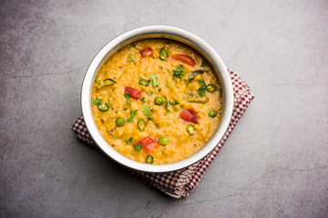 agriculture, asian, background, bowl, breakfast, cereal, closeup, cooked, dal, dieting, digest, digestion, digestive, dry, fenugreek, fiber, flake, flakes, food, golden, grain, healthy, indian, ingrad