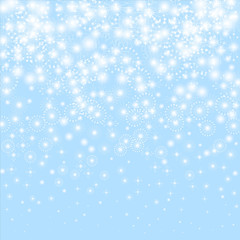 Snowflakes vector. Christmas background. Beauteous winter silver snowflake overlay template.