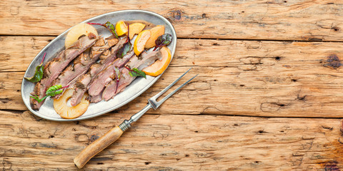 Roasted duck breast