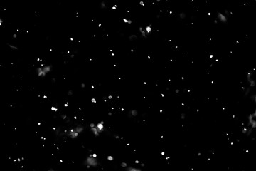 Christmas background, white snow on black background for edit photo. Stock  Photo | Adobe Stock