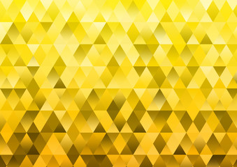 Yellow geometric abstract background