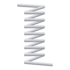 Car spring icon. Cartoon of car spring vector icon for web design isolated on white background