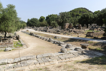Fototapeta na wymiar The Ancient Olympia