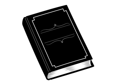recommend clip art: Retro book / antique retro / silhouette