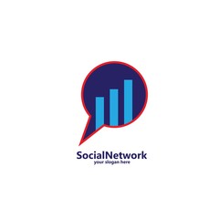 Colorful Speech Bubble Logo Template Vector Illustration Design