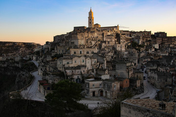 view of matera italy