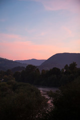 River in the Ukrainian Carpathians