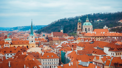 Obraz premium Panoramic view of Prague