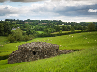 Prehistoric site of newgrange in ireland
