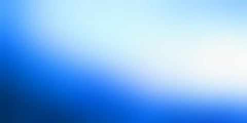 Blue cold blur background. Widescreen wallpaper. Abstract wave pattern. Winter empty illustration.