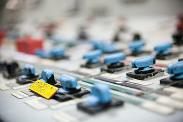 Control panel at Chernobyl Nuclear Power Plant