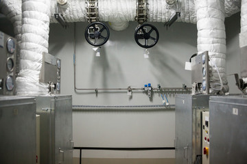 Industrial plant. Interior.