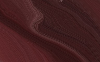 smooth swirl waves background illustration with very dark pink, old mauve and pastel brown color