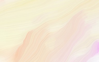 modern soft curvy waves background design with antique white, lavender blush and baby pink color