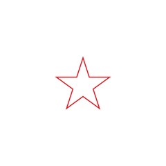 STAR LOGO VECTOR TEMPLATE ICON