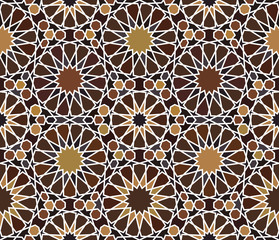 Islamic seamless pattern.