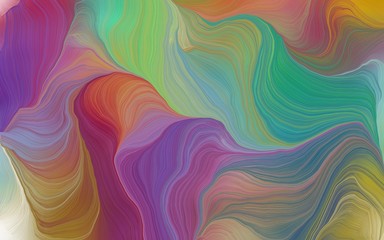 Obraz premium modern soft swirl waves background design with old lavender, gray gray and teal blue color