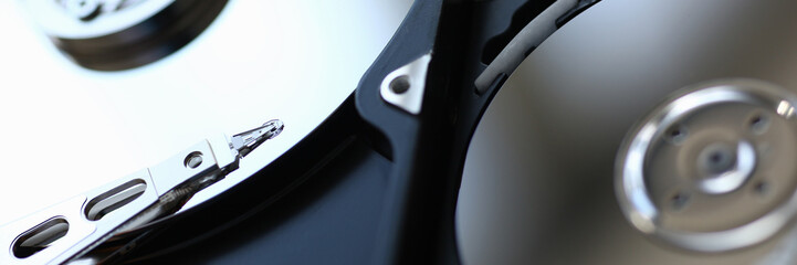 Hard drive from computer or laptop lies