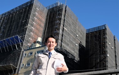 建築　人物　ポートレート