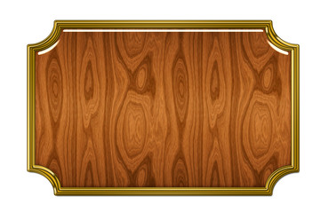 frame on wooden background