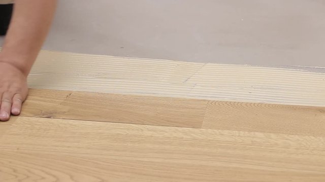 Laying parquet