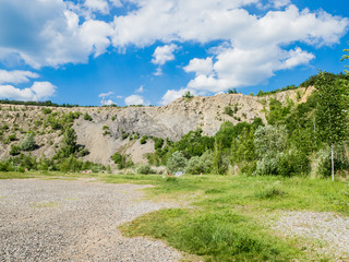 Brno Hady, quarry at sunny day