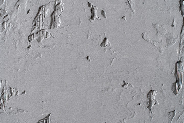 The effect of decorative cement plaster on the wall