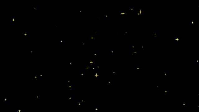 光 星 キラキラ エフェクト パーティクル 中央から広がる 金 背景透過 Stock ビデオ Adobe Stock
