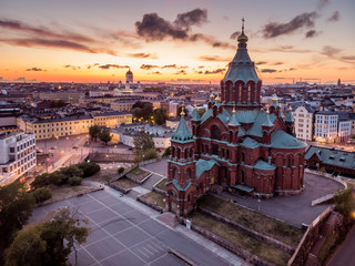 Finland aerial view