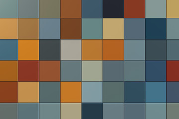 Close-up of ceramic floor made of glazed tiles