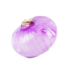 Fresh Shallots isolated on a white background,element of food healthy nutrients and herb vegetable ingredient concept