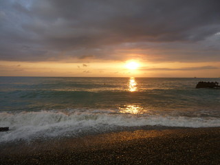 Obraz premium sunset on the Black sea
