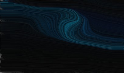 curvy background illustration with black, teal green and very dark blue color