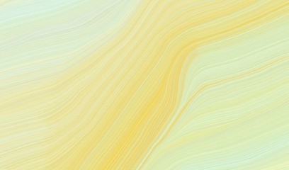 modern soft curvy waves background illustration with pale golden rod, khaki and beige color