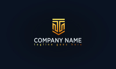 Fototapeta na wymiar Company Gold Logo Design, Luxury Gold Concept Logo,