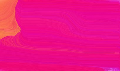 modern waves background illustration with bright pink, pastel red and deep pink color