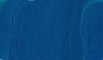 curvy background design with midnight blue, teal and strong blue color