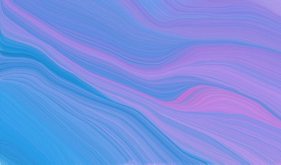 modern soft swirl waves background design with corn flower blue, dodger blue and light pastel purple color