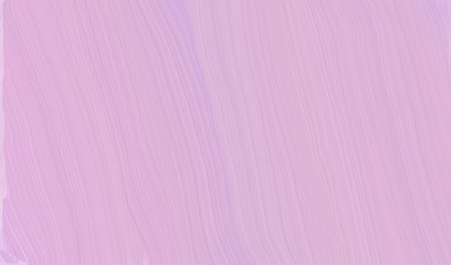 modern soft curvy waves background illustration with thistle, pastel pink and lavender color