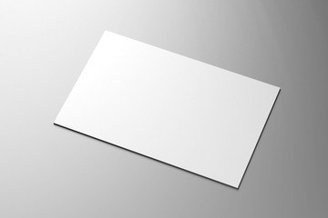 Businesscard (55x85mm) mockup - 3D rendering