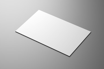 Businesscard (55x85mm) mockup - 3D rendering