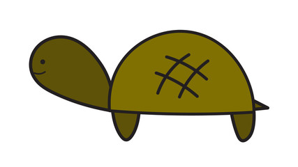 イシガメ　イラスト